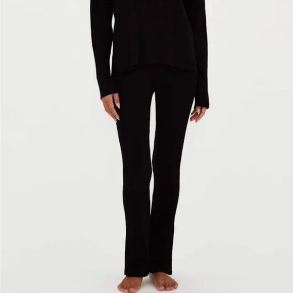NWT Beach Riot Tory Ribbed Knit Flare Pant L - Picture 2 of 11